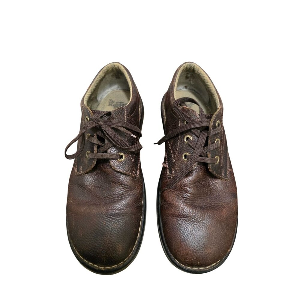 Dr. Martens Brown Leather Lace-Up Shoes Men's Size 12 Durable‎ Casual Style